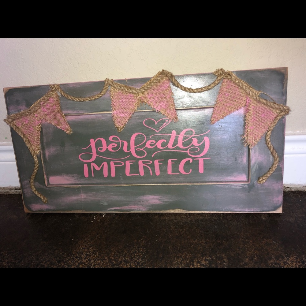 Homemade decor signs